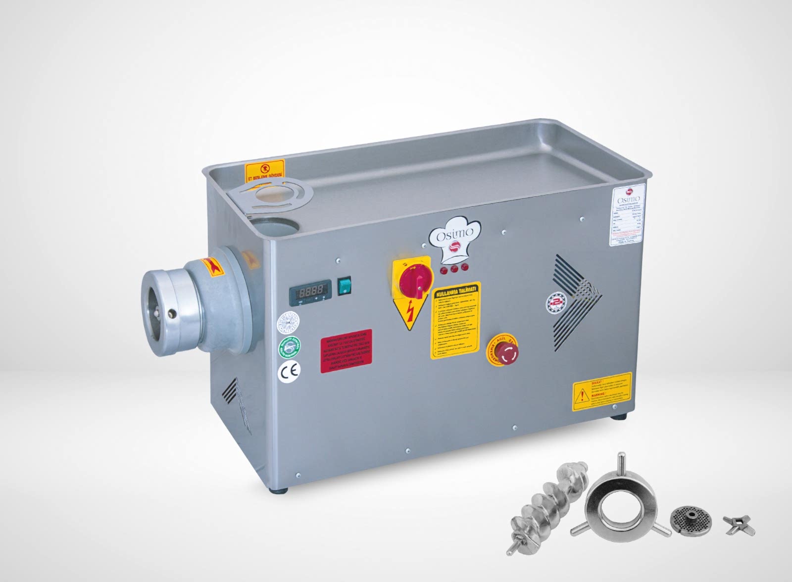 22-32 No Refrigerated Chrome Meat Mincing Machine